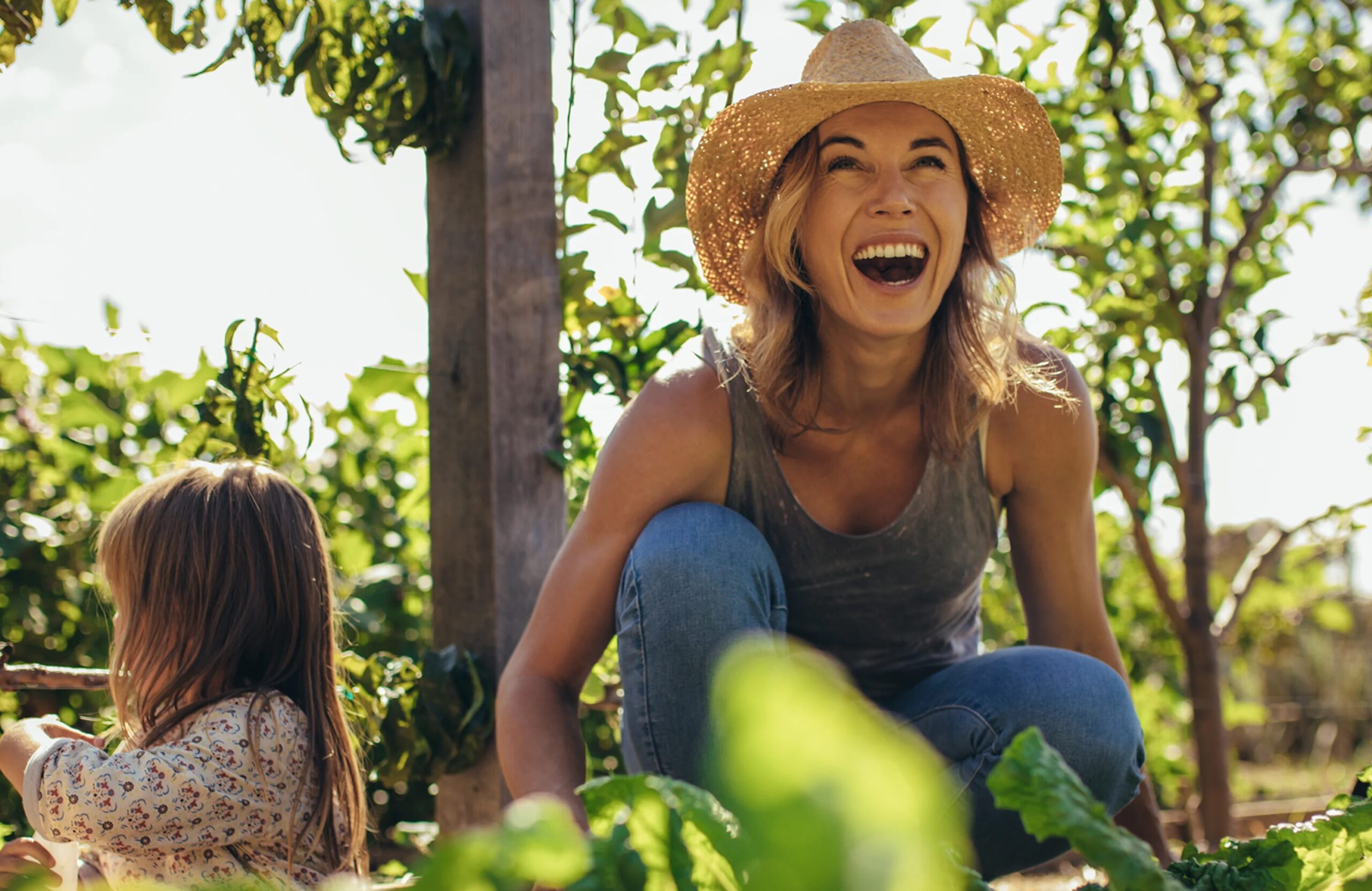 Happy Female Gardener | Revive Ketamine Infusion Therapy Center in Buford, GA